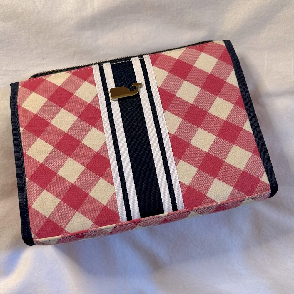 Vineyard Vines Pink Gingham Bag